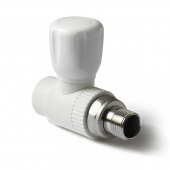 Кран шаровый прямой Pro Aqua 20х1/2" для радиатора полипропиленовый