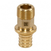 Переходник Рехау MX 20-R 1/2" с НР наружной резьбой латунь (11096741001)