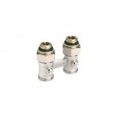 Блок шаровых кранов Rehau прямой G1/2-G3/4 12407271001