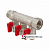 Коллектор Valtec с отсекающими кранами 3/4 дюйма, 2 х 1/2 дюйма (VTc.580.N.0502)