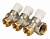 Коллектор распределительный Stout 3/4"x3/4" - 3 отвода «EK евроконус» SMB 6851 343403