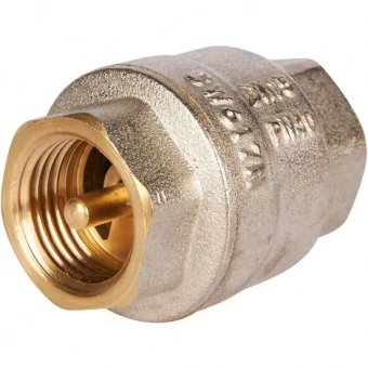 Клапан обратный Rommer 1" пружинный муфтовый с металлическим седлом (RVC-0001-000025)