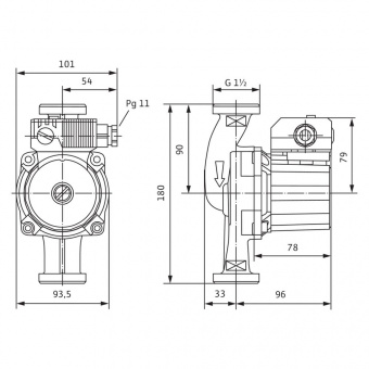 Насос циркуляционный Wilo Star-Z 20/4-3 (150mm) (арт. 4081193)