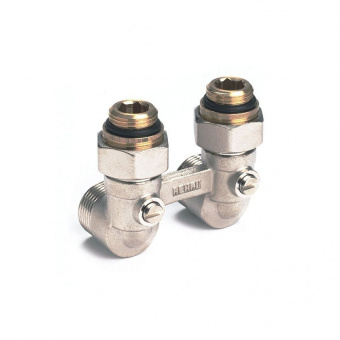 Блок шаровых кранов угловой Rehau G1/2-G3/4 12407371001