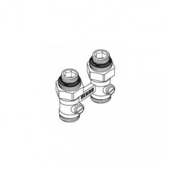 Блок шаровых кранов Rehau прямой G1/2-G3/4 12407271001