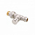 Danfoss (Данфосс) RLV-15 Клапан запорный ручной прямой никелированный 1/2 (003L1824)