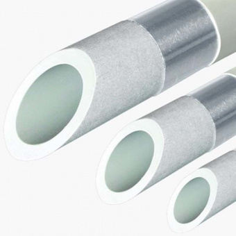 Труба полипропиленовая FV Plast Stabioxy 32 х 3.6 (PN 20) алюминиевый слой (1 м.)