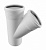 Тройник Rehau Raupiano Plus 110/110/45° для канализационных труб