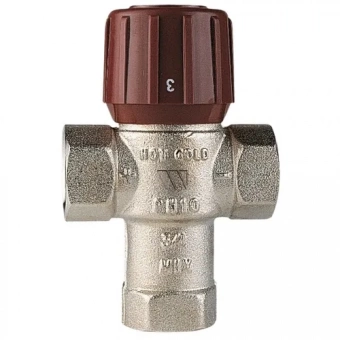 Термостатический клапан Watts Aquamix AM 62C 42-60 °С (3/4" ВР, KVS 1,9, 4 точки водоразбора)