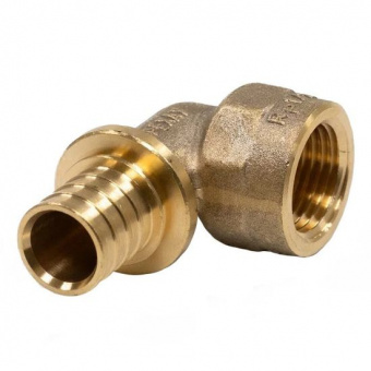 Угольник-переходник Рехау MX 20-Rp 3/4" с ВР внутренней резьбой латунь (11097151001)