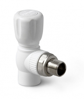 Кран шаровый угловой Pro Aqua 25х3/4" для радиатора полипропиленовый