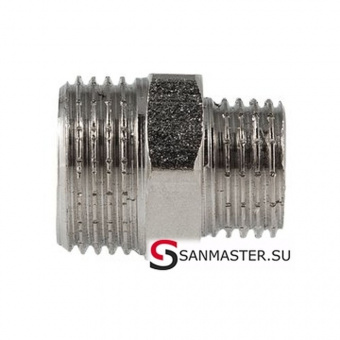 Фитинг Valtec резьбовой ниппель переходной НН 3/4" х 1/2" (VTr.580.N.0504)